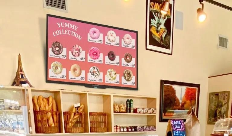 digital menu boards for restaurants