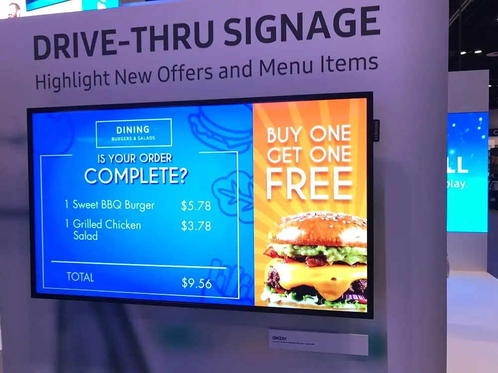 Digital Menu Boards